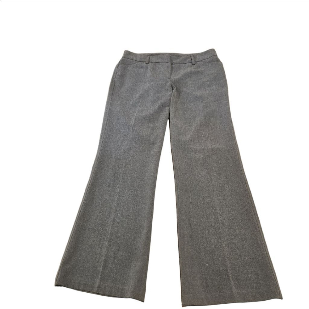 Women's LARRY LEVINE Gray Low-Rise Trousers Size 4